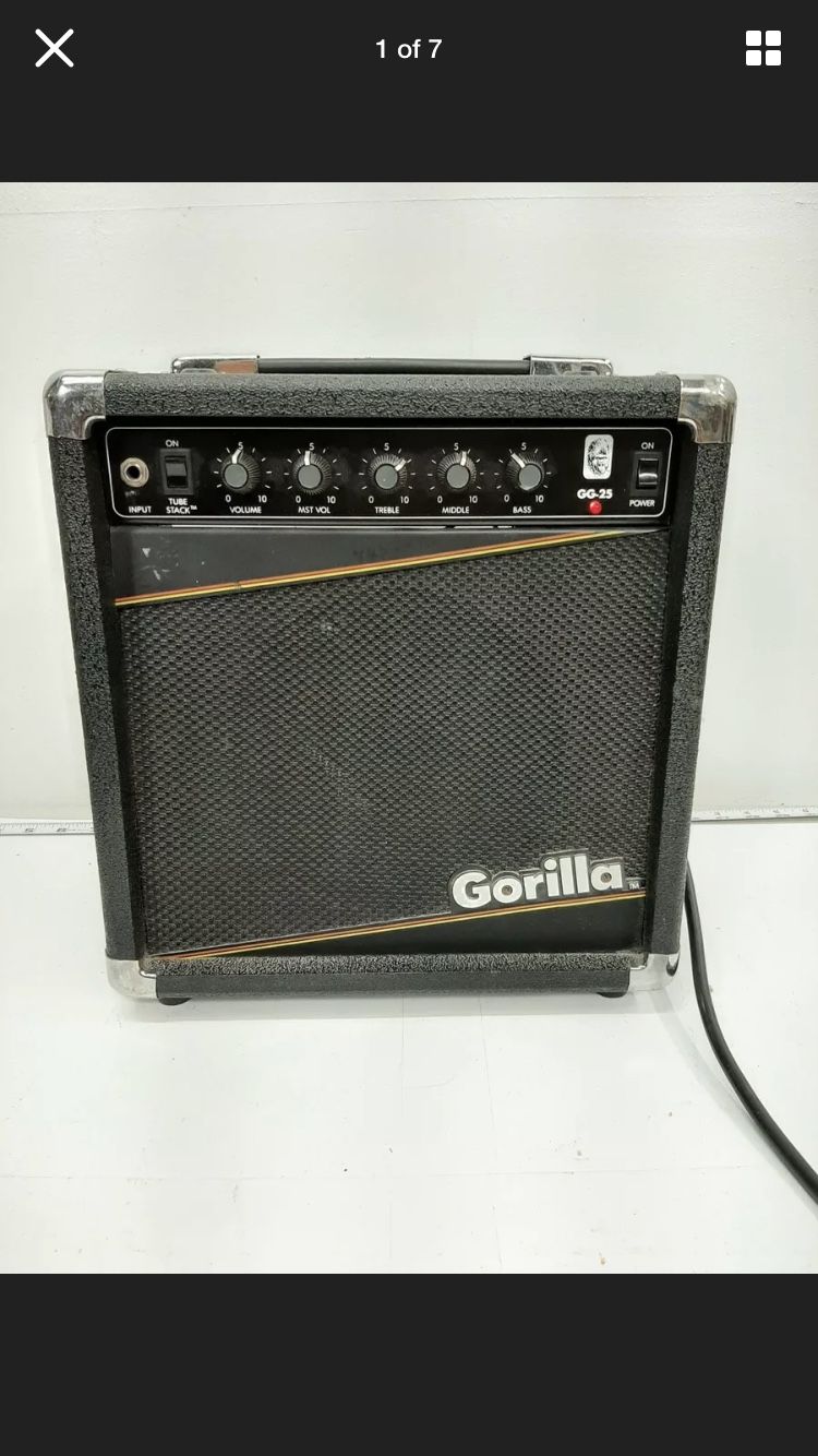Vintage Gorilla Gg-25 Guitar Amplifier 1986
