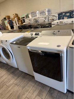 Maytag washer and dryer set electric with warranty