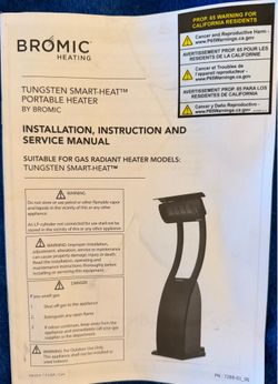 Tungsten Smart-Heat Portable Heater