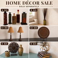 Home Décor Sale $20-$55 | Sold Separately