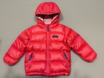 Pantagonia Kids Hi-Loft Down Jacket (Pink, Size 3T)