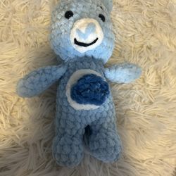 Crochet Blue Care Bear 