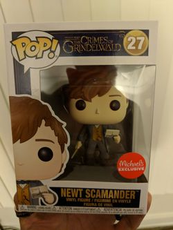 Newt scamander fantastic beasts Michael's exclusive Funko pop