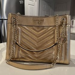 New Gold Michael Kors Purse Gold Chain Straps