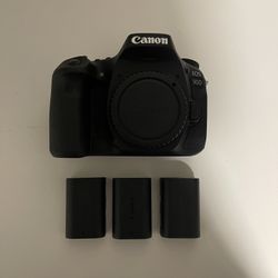 Canon 90d Body only (Has a Kit lens if needed