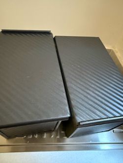 2pack 1LB Black Pullman Loaf Pan