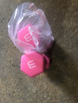 Dumbbells set of 3lbs