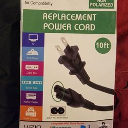 Xtreme Non Polarized Replacment Power Cord