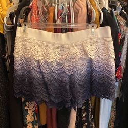 Ombré Lace Shorts