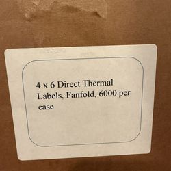 Direct Thermal Labels Fanfold 4x6