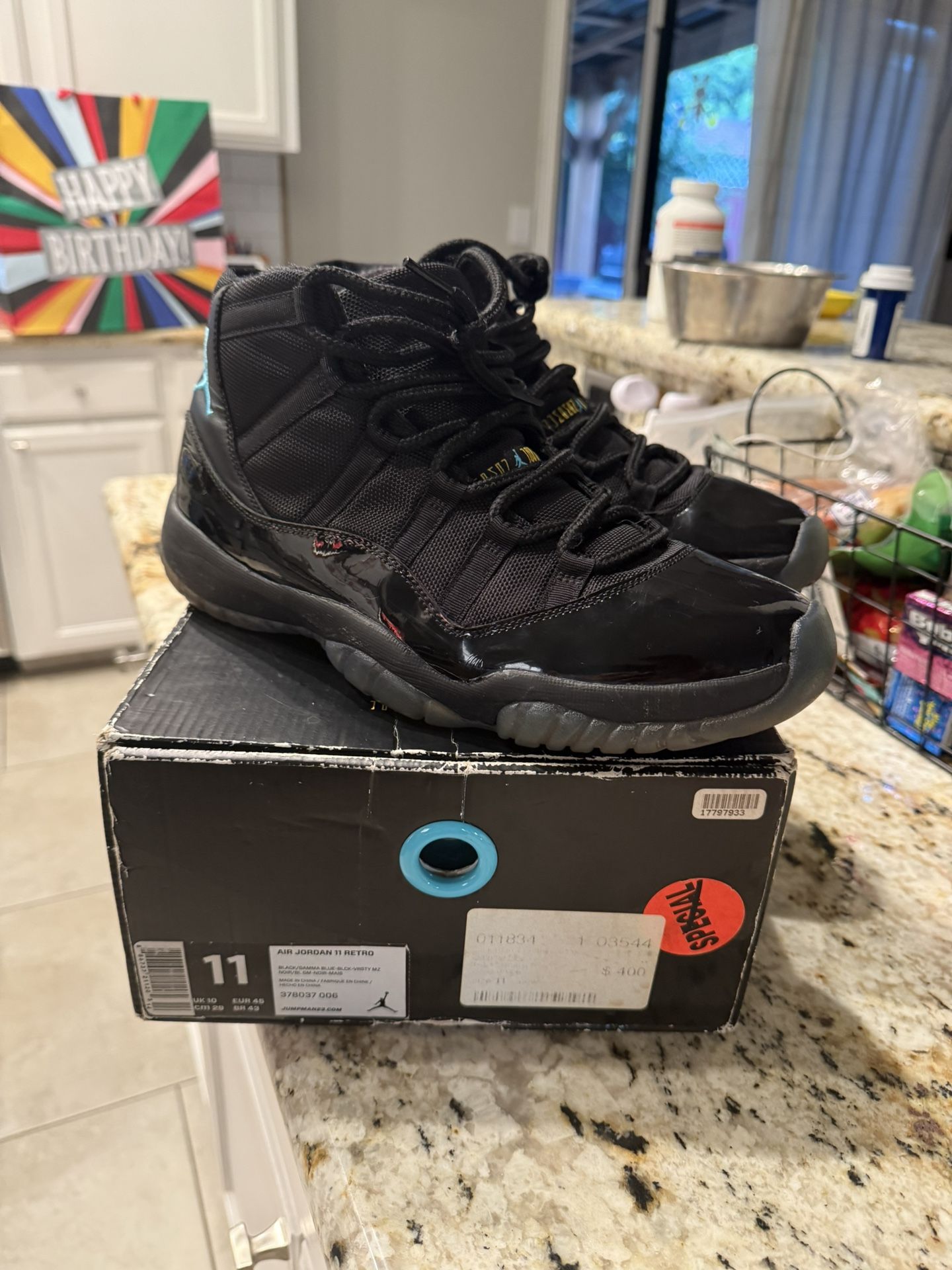 2013 Jordan 11 Gamma in size 11