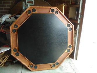 Poker Table 8 Sides with Folding Legs