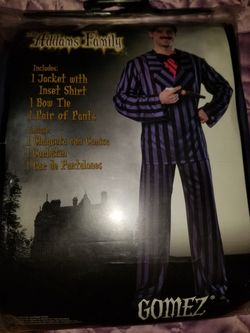 Adams family Hallowe'en costume 2x large 44-46