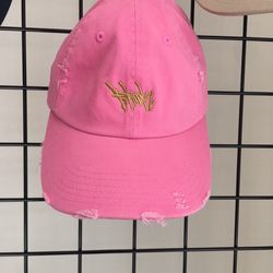 Dad Hat (Pink/Gold)