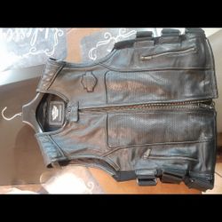 Harley Davidson Leather Vest