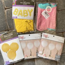 “Baby” Balloons & Stands