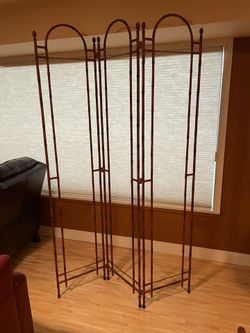 vintage metal room divider