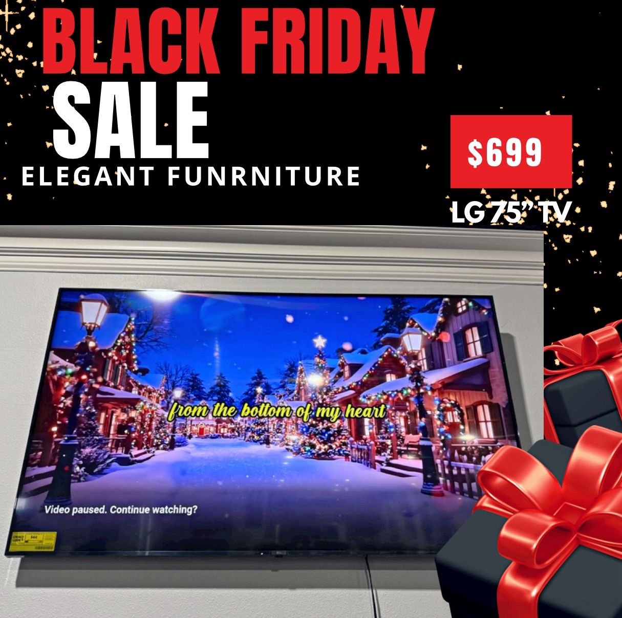 Televisor LG De $75””