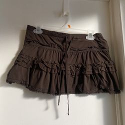 Brown Skirt 