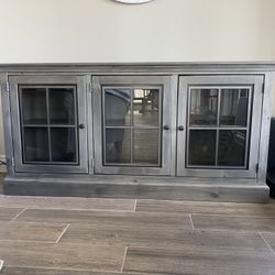 Media Console 66”  Smokey Gray