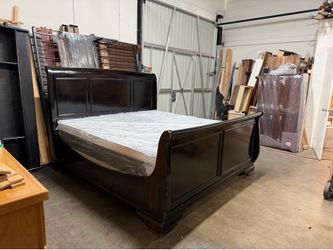 King bed frame and mattress $360
