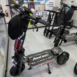 Arwibon MT30 Electric Scooter 40MPH! Finance For $50 Down Payment!! 