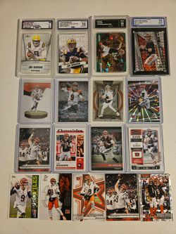 Joe Burrow Football Card Lot – 18 Cards. Open to all offers