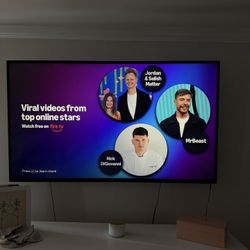 LG 65” 4K Smart TV + heavy duty mount - Moving Sale