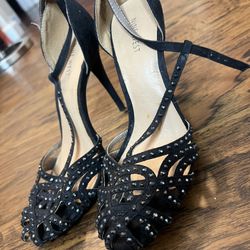 Nine West Black Heels Shoes 