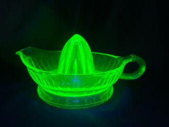 Antique Glowing Glass Juicer