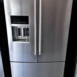 ✨3 door kitchen aid stainless steel ✨