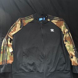 Adidas Camo zip Up Jacket 