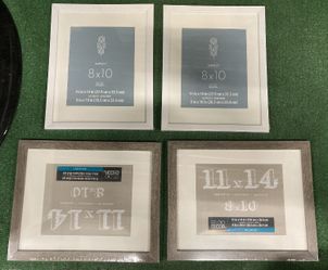 Back to School Sale Lot of FOUR (4) Picture Frames 11 X 14 Matted to 8 X 10 - Still Mint and Sealed In Original Packaging / Matted