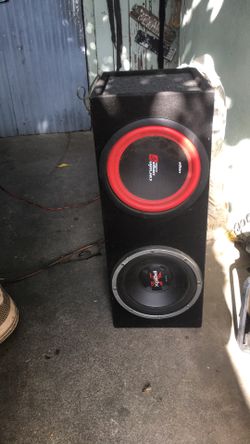 Speacker Box With Speackers 2 Different 