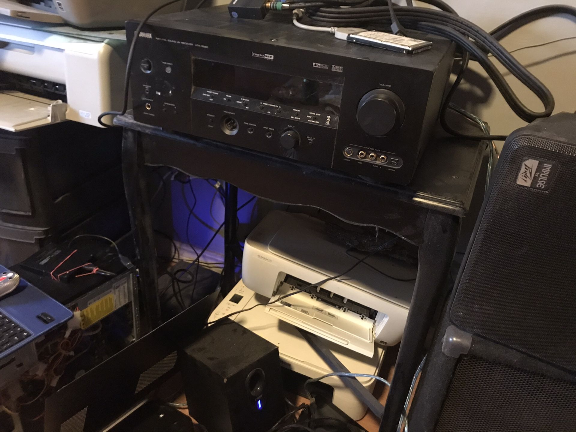 PA Speakers and Amp