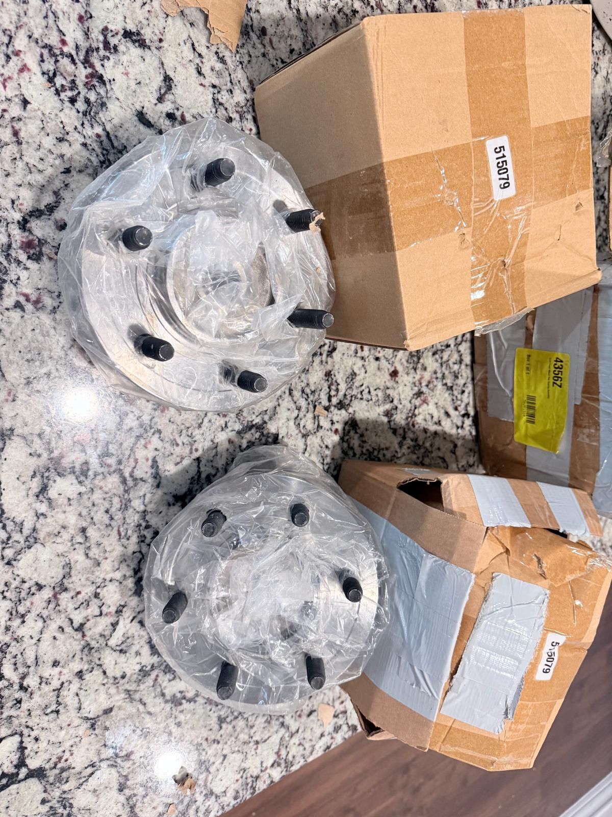 JLEO 4WD 515079 Pair(2) Front Wheel Hub Bearing Assembly Replacement for 2005-2008 Ford F150,2006-2008 Lincoln Mark LT 6 Lugs W/ABS