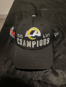 New Era LA Los Angeles Rams 9Forty Black Mesh Super Bowl NFL Adjustable Hat