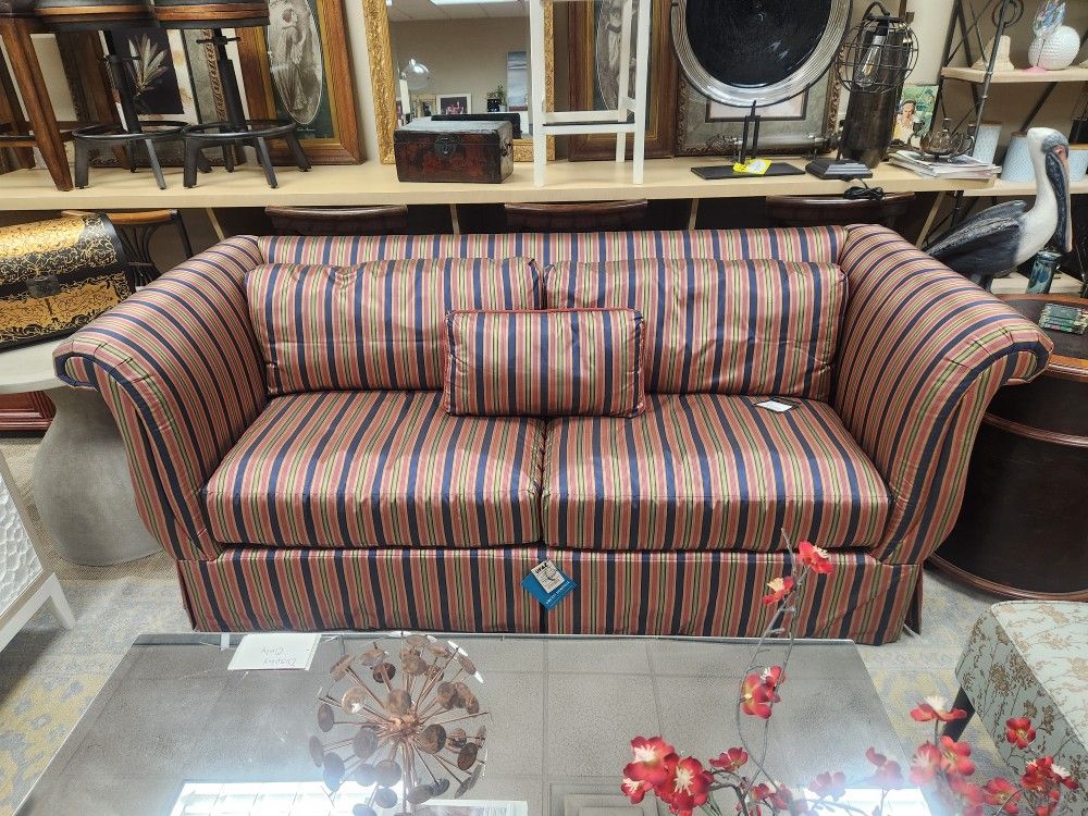 Drexel Heritage Striped Sofa