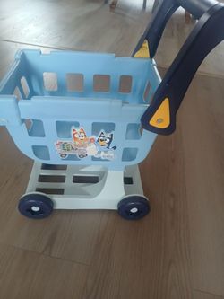 Bluey toddlers shopping cart