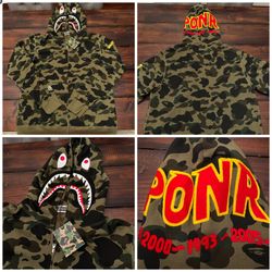 BAPE 1st Camo Shark Full Zip Hoodie