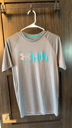 Under Armour Men's Gray Short Sleeve T-Shirt Small 0248