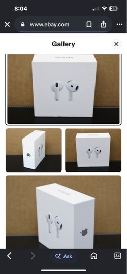 Apple AirPods Gen 4 in box