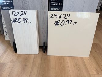 Porcelain tile 24x24 12x24 on SPECIAL $0.99