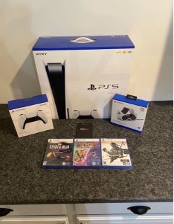 Sony Brand New Console Disc Version Games + Controller + Twin Charging