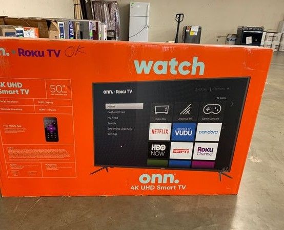 Brand new ROKU ONN TV 50 inch Open box w/warranty BR