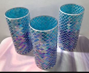 *** SPECIAL SALE *** 12" Mosaic Vases ($25 / 3 for $60) @ Lasting Creations