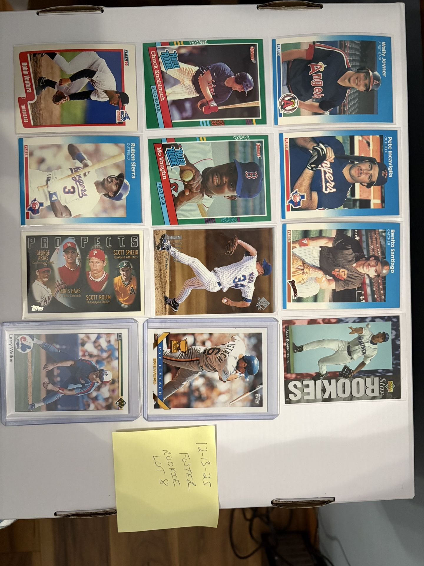 Christmas Gift Grabs. Baseball Rookie Lots