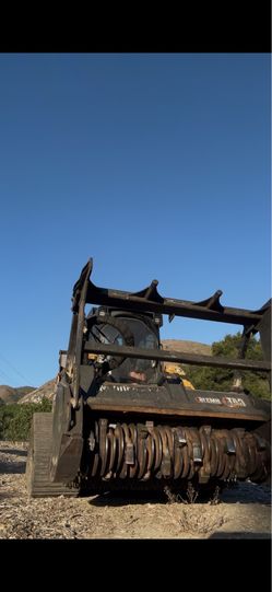 Land clearing serv#forestry mulching maquina de moler cargadora