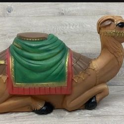 Brand Empire, Nativity Holiday Display Camel Blow Mold, Include the Light Cord, Measure 28" Width, Indoor & Outdoor, Brown Color, Excellent Condition.