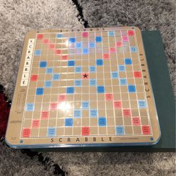 Scrabble Deluxe Turntable Edition Used 